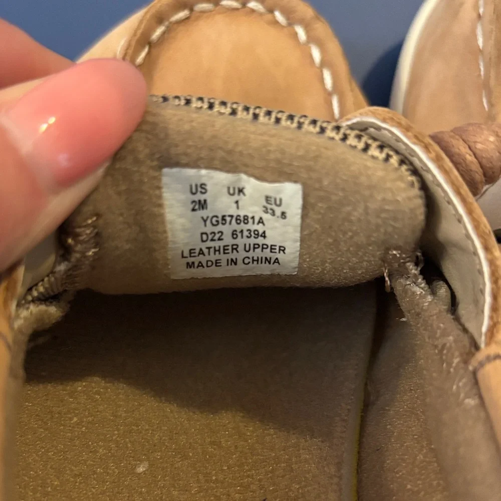 Sperry Kids Brown Moccasins